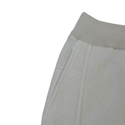 LOUIS VUITTON QUILTED TEXTURED WOOL TROUSERS LUXURY WHITE XL | XL, Red
