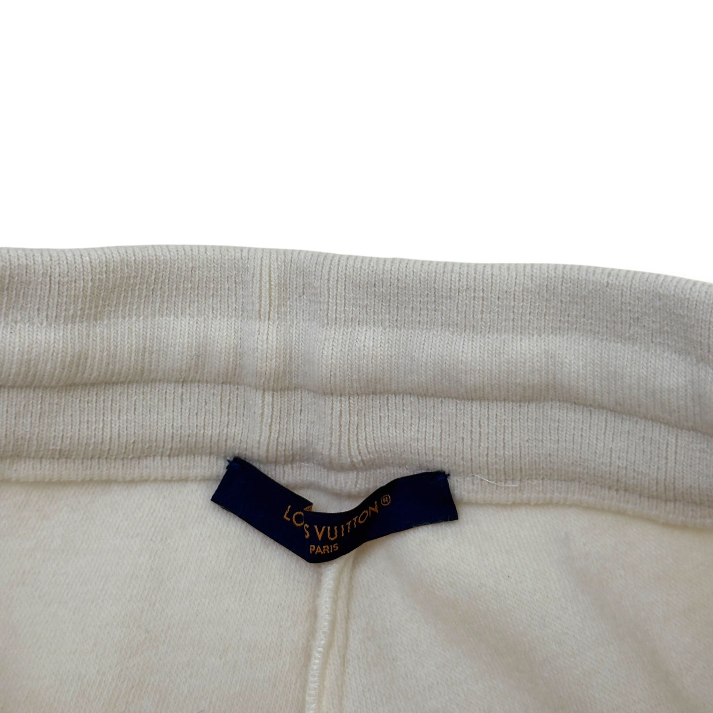 LOUIS VUITTON QUILTED TEXTURED WOOL TROUSERS LUXURY WHITE XL | XL, Red