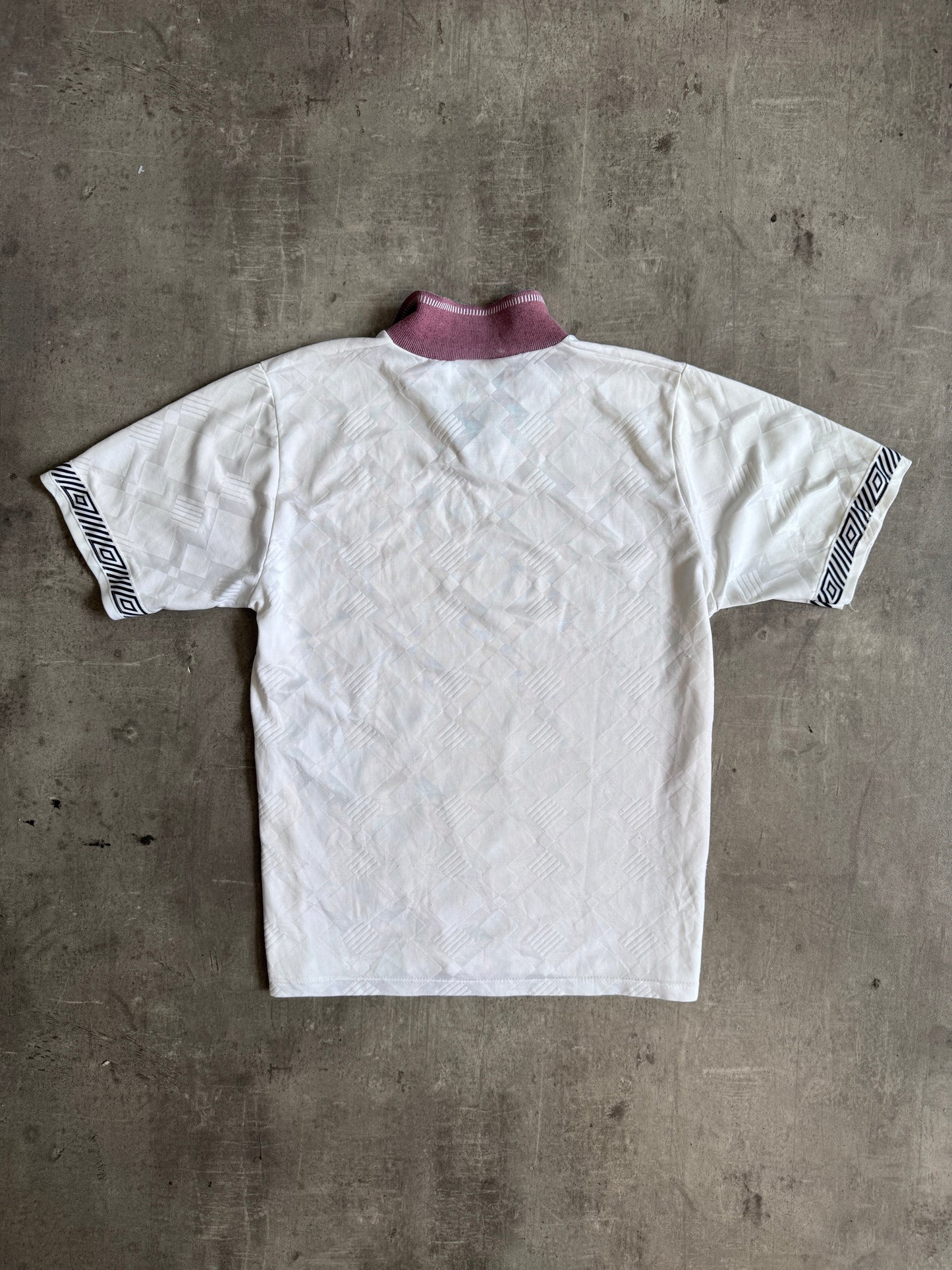 1990 England x Umbro Home Football Shirt | Extra Large, Multicoloured