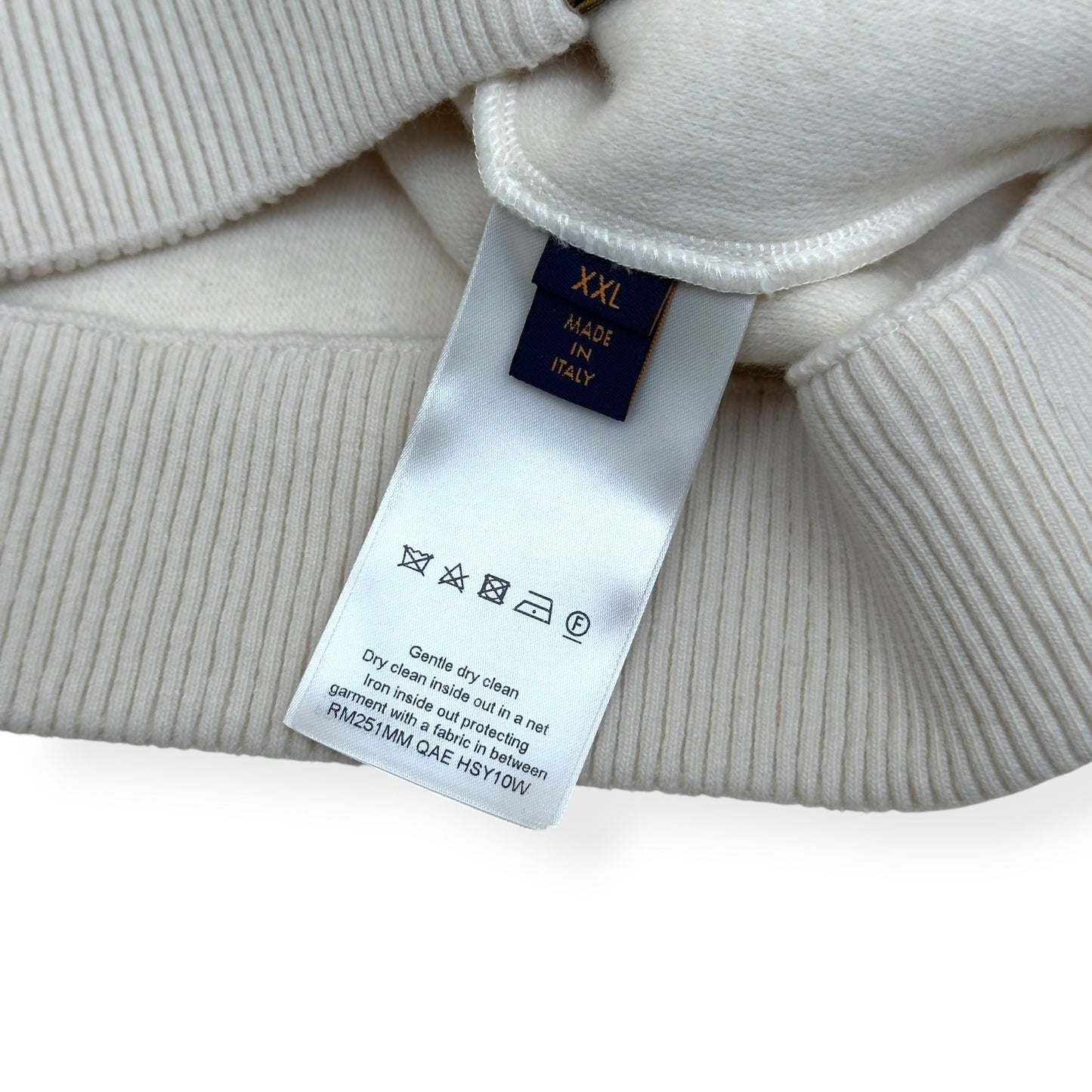 LOUIS VUITTON QUILTED TEXTURED WOOL JACKET LUXURY WHITE XXL | XXL, Red