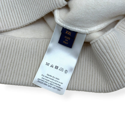 LOUIS VUITTON QUILTED TEXTURED WOOL JACKET LUXURY WHITE XXL | XXL, Red