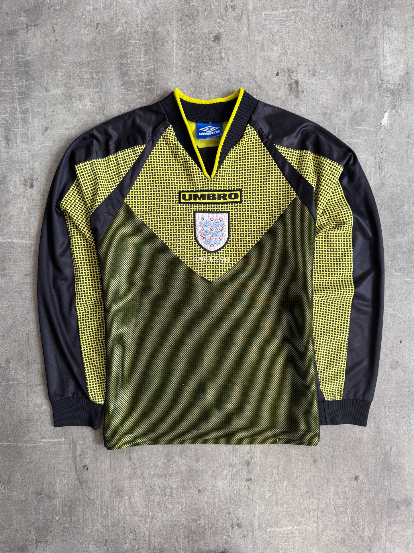 1998-1999 England x Umbro Goalkeeper Football Shirt | Medium, Multicoloured