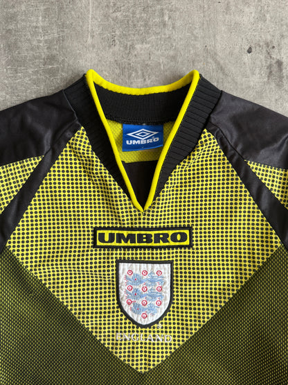 1998-1999 England x Umbro Goalkeeper Football Shirt | Medium, Multicoloured