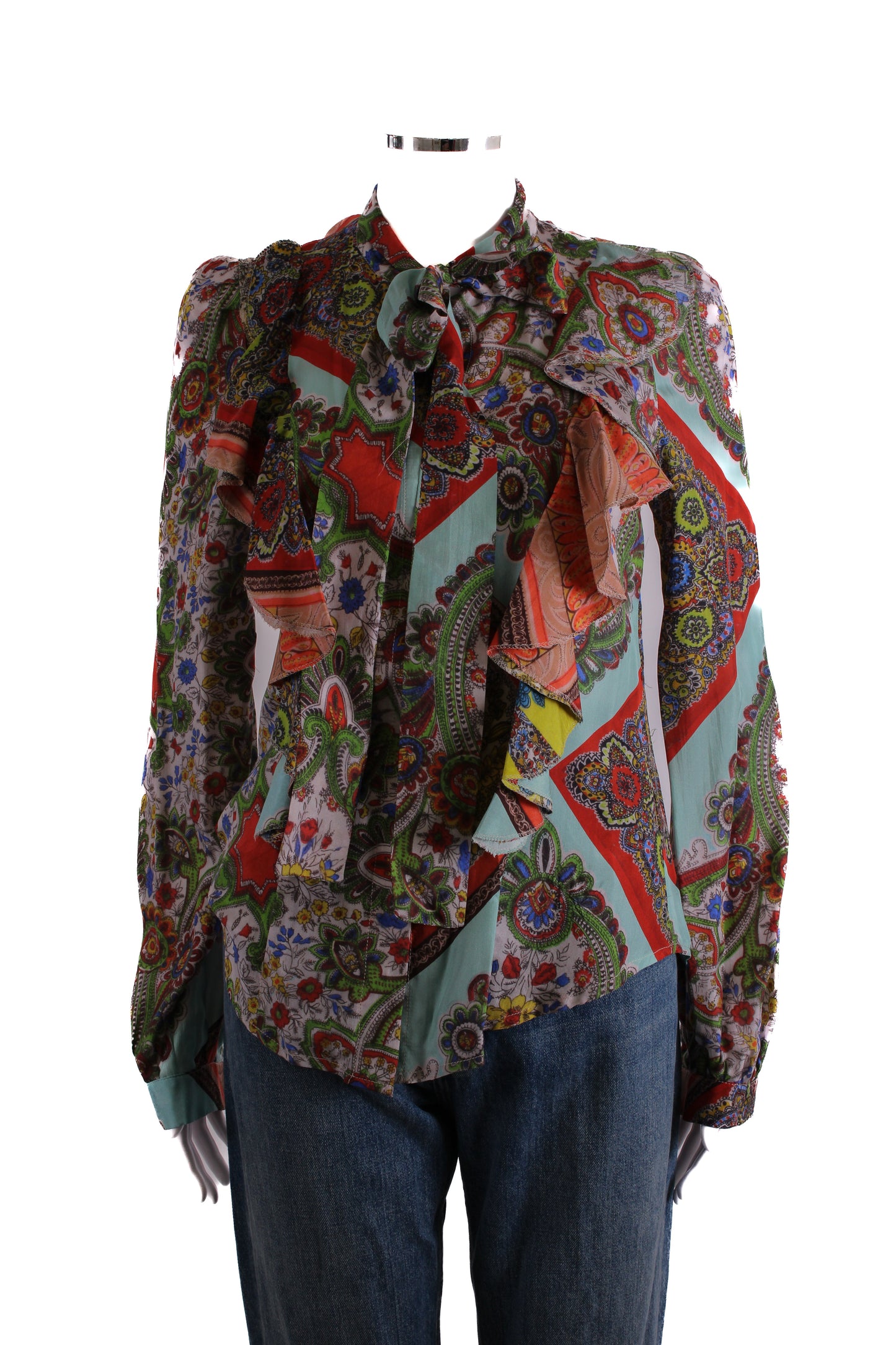 LBK Printed Blouse Multi 38 | O/S, Multicolor