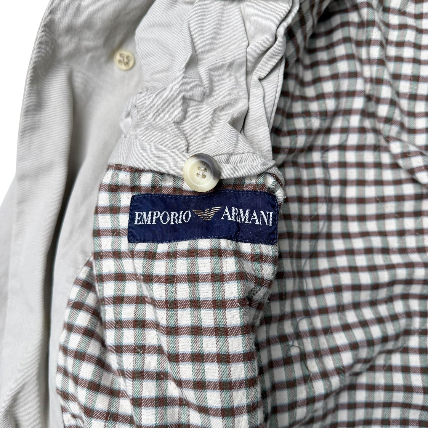 Vintage Emporio Armani Trench Coat (L)