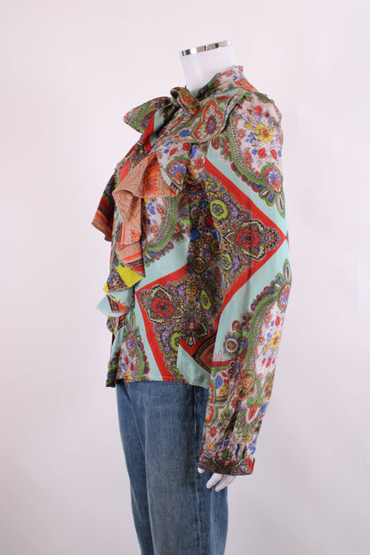 LBK Printed Blouse Multi 38 | O/S, Multicolor