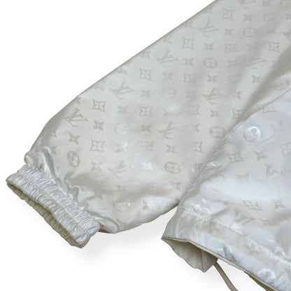 LOUIS VUITTON LVSE CABLES EDITION MONOGRAM REVERSIBLE WINDBREAKER WHITE 52 / L | Large, White