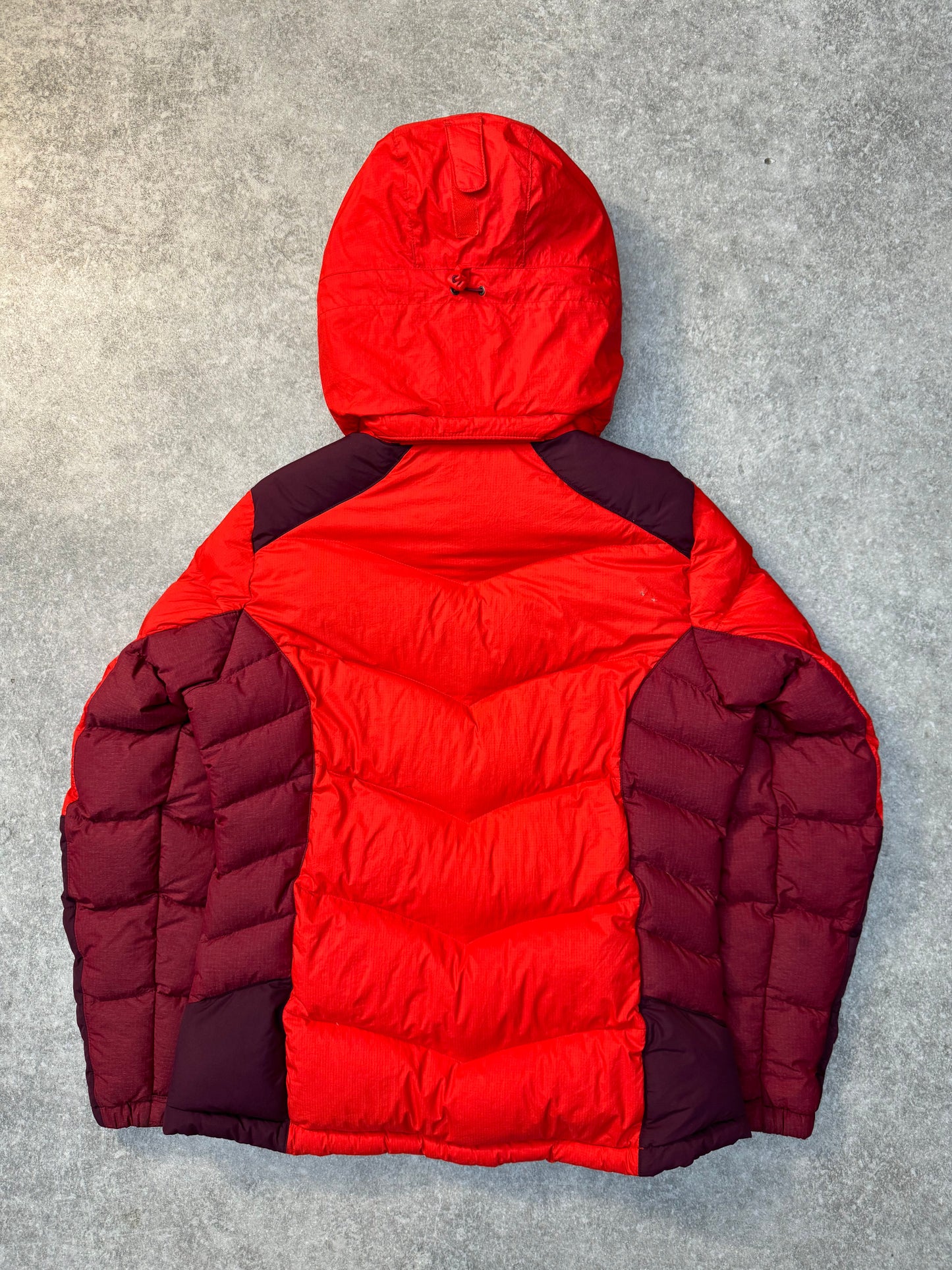 Montbell Two-tone Fitted Hooded Puffer Jacket