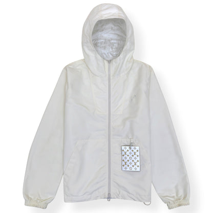 LOUIS VUITTON LVSE CABLES EDITION MONOGRAM REVERSIBLE WINDBREAKER WHITE 52 / L | Large, White