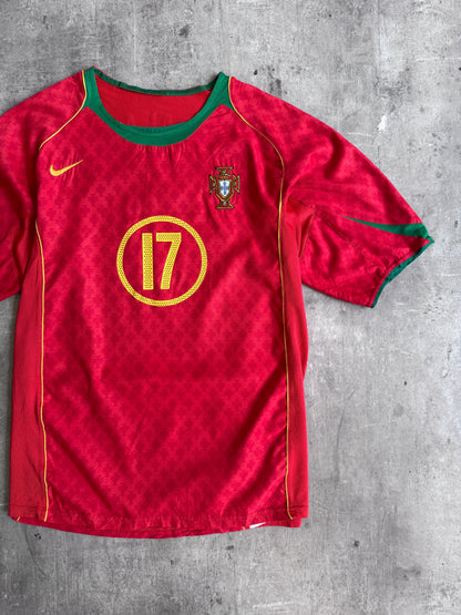 2004 Portugal x Nike "Ronaldo 17" Football Shirt | Extra Large, Multicoloured