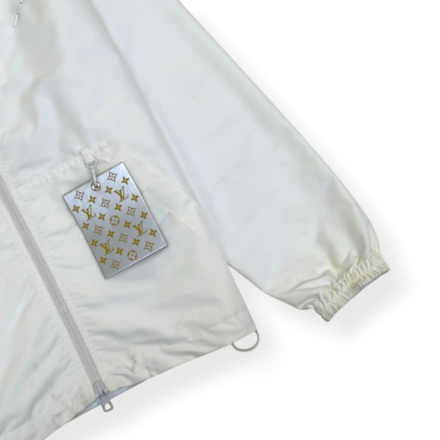 LOUIS VUITTON LVSE CABLES EDITION MONOGRAM REVERSIBLE WINDBREAKER WHITE 52 / L | Large, White