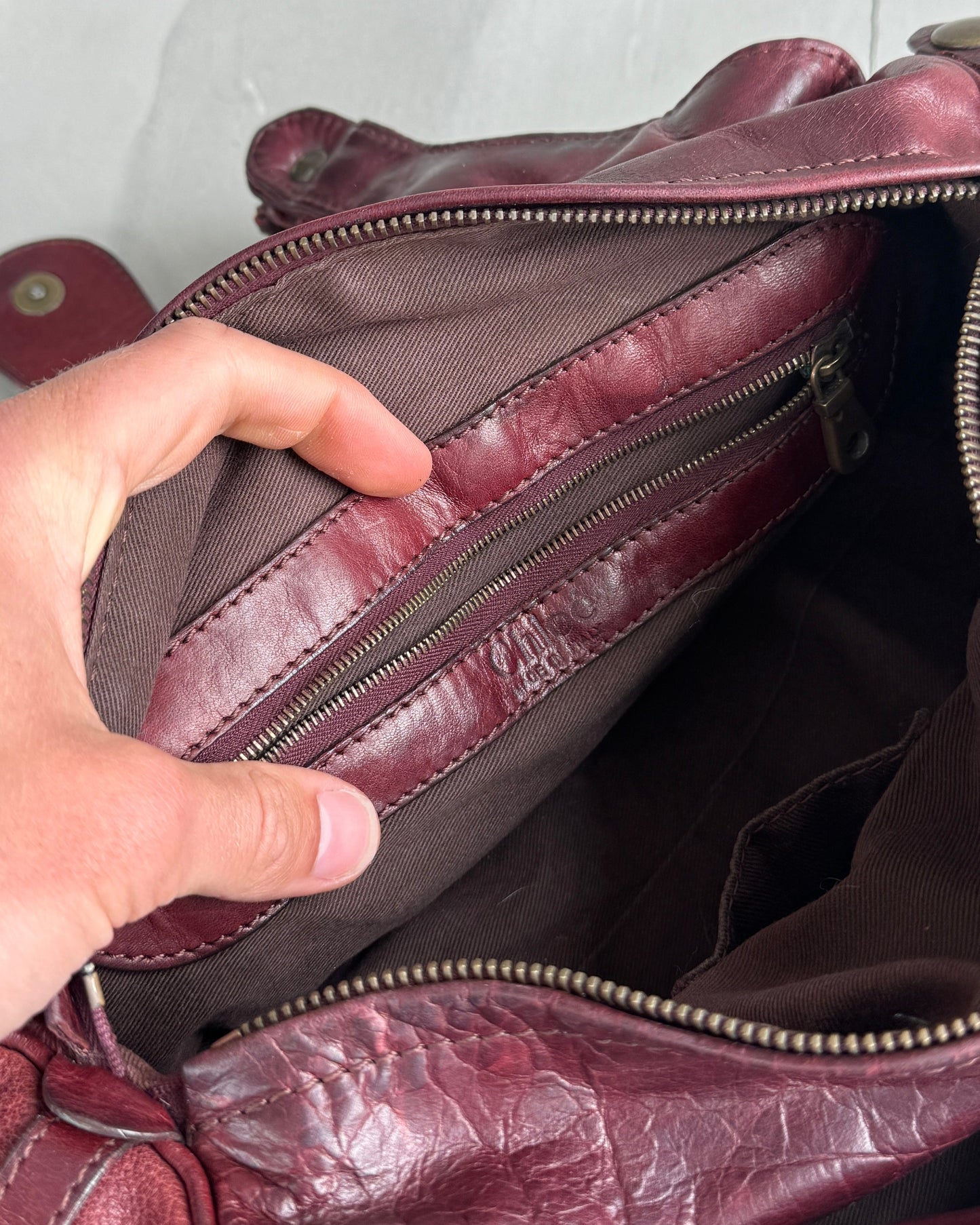 CHLOE BY PHOEBE PHILO FW04 RED SILVERADO BAG | O/S, Red