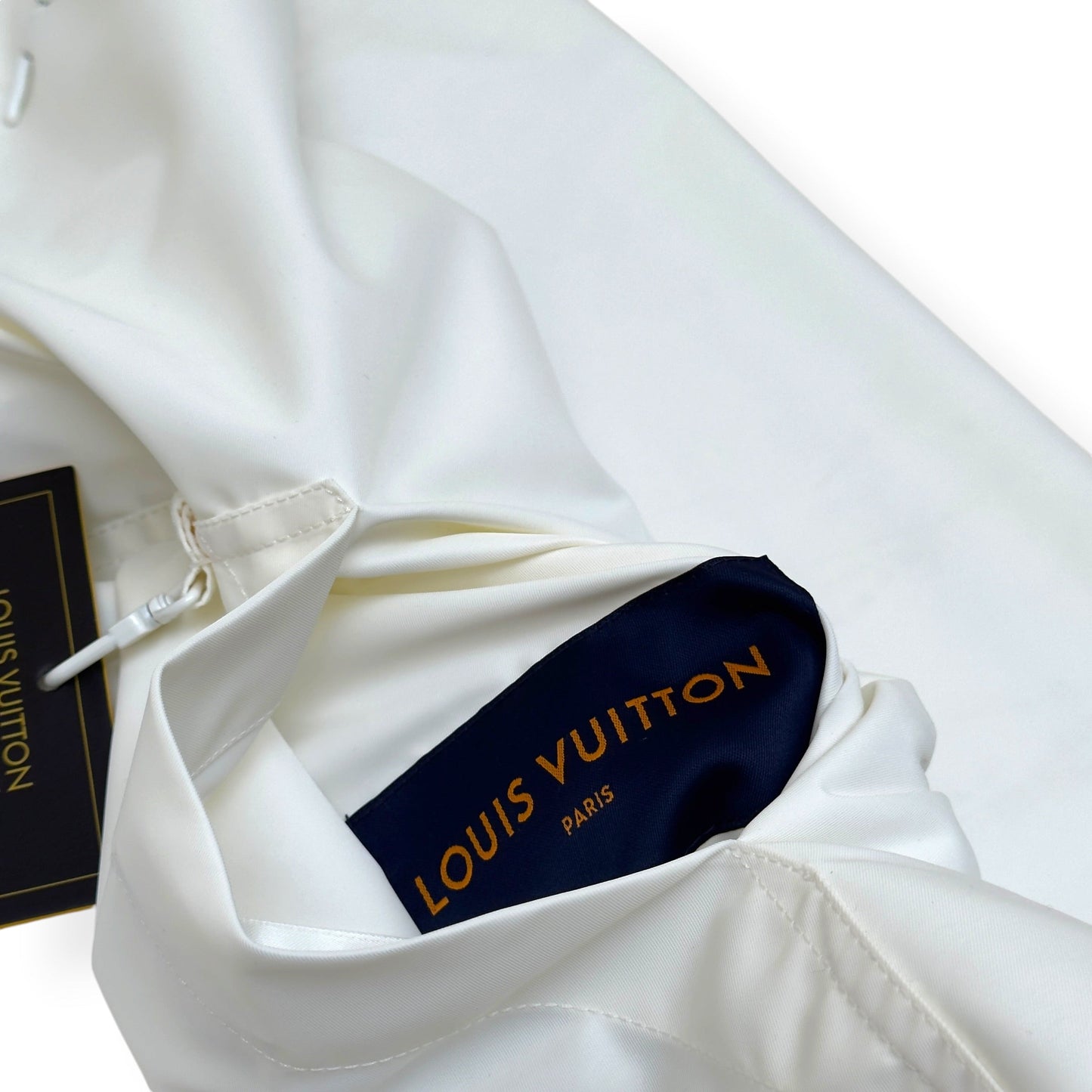 LOUIS VUITTON LVSE CABLES EDITION MONOGRAM REVERSIBLE WINDBREAKER WHITE 52 / L | Large, White