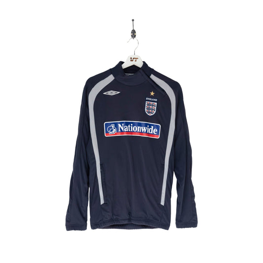 2007/09 England x Umbro 1/4 Zip Pullover Football Shirt