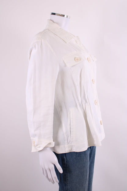 MarcCain L/S Shacket White 12 | O/S, White