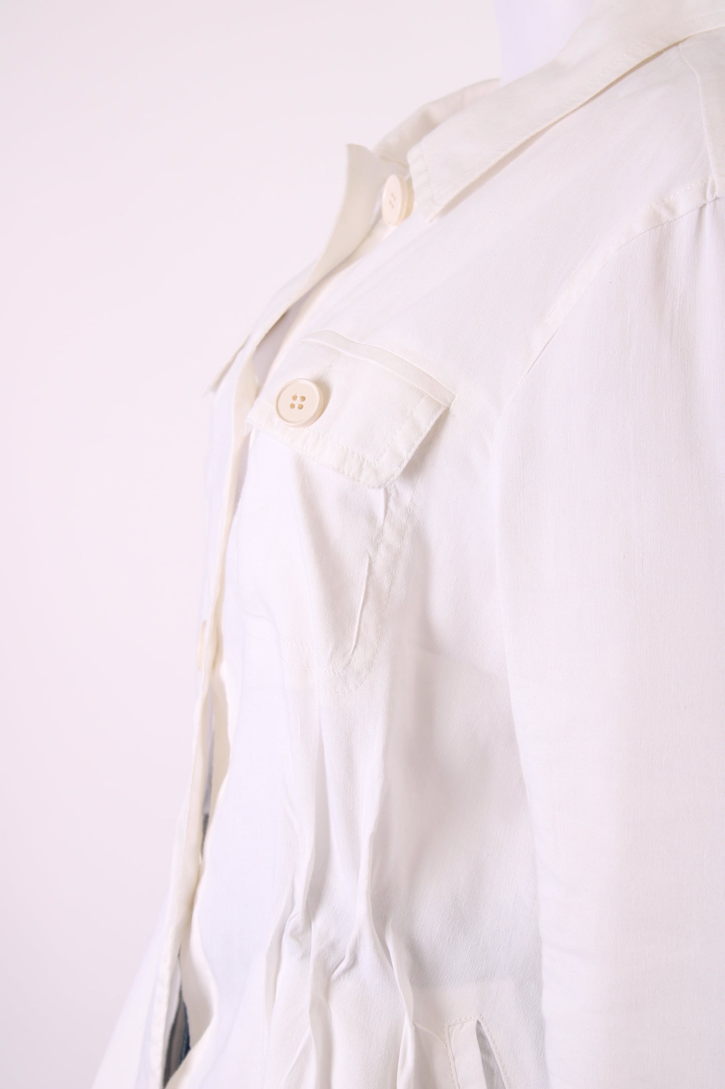 MarcCain L/S Shacket White 12 | O/S, White