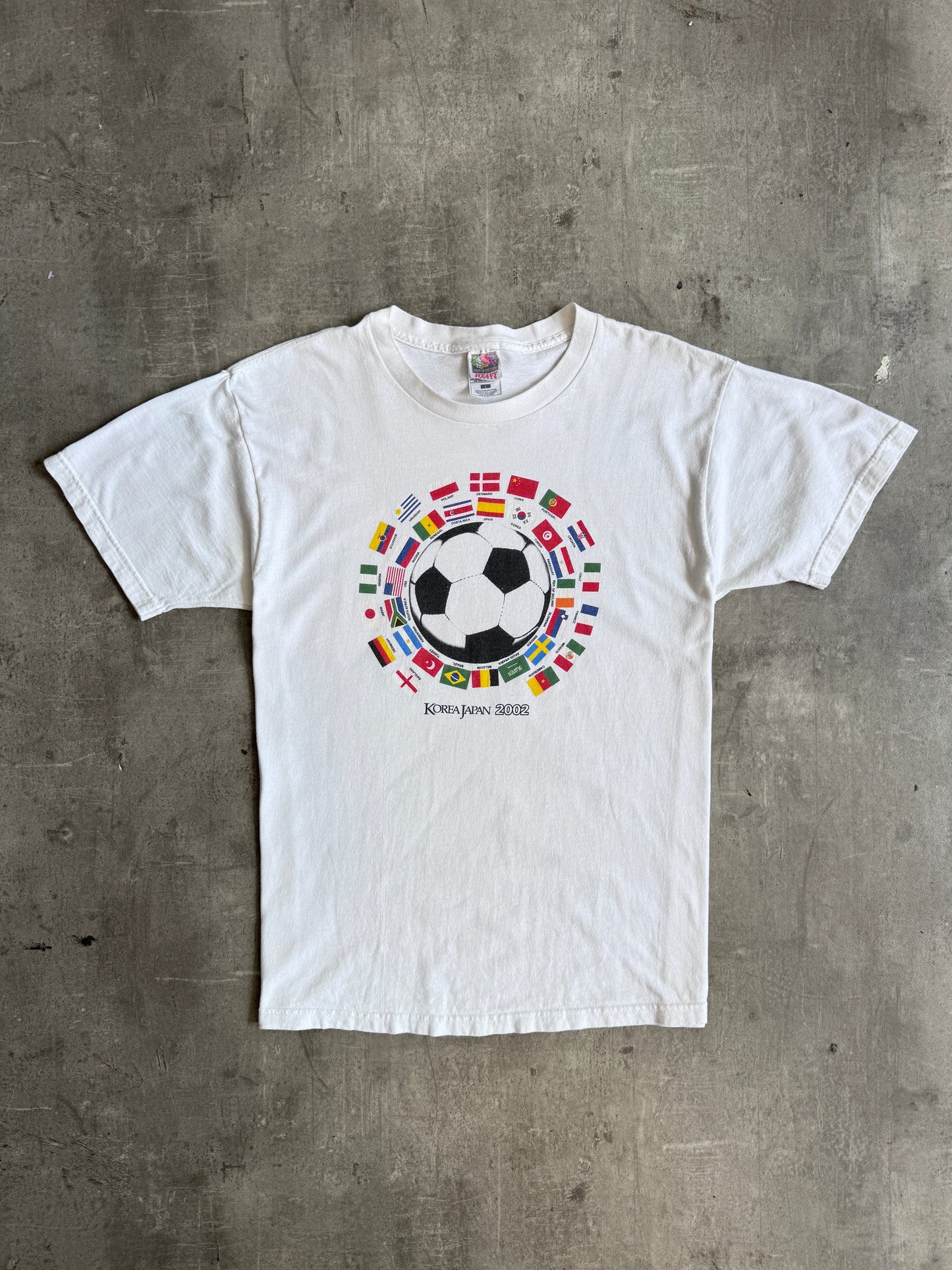 2002 Korea Japan World Cup Graphic Tee | Large, Multicoloured