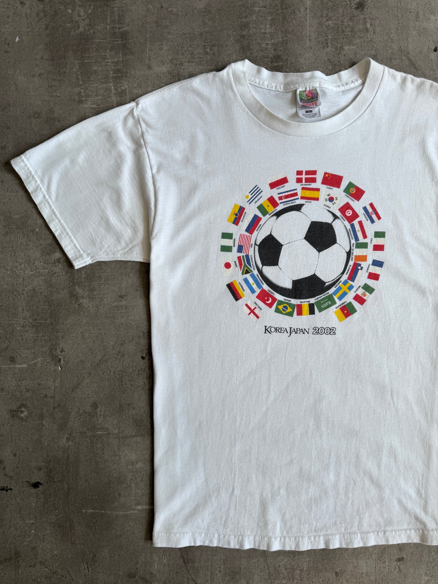 2002 Korea Japan World Cup Graphic Tee | Large, Multicoloured