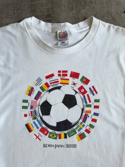 2002 Korea Japan World Cup Graphic Tee | Large, Multicoloured