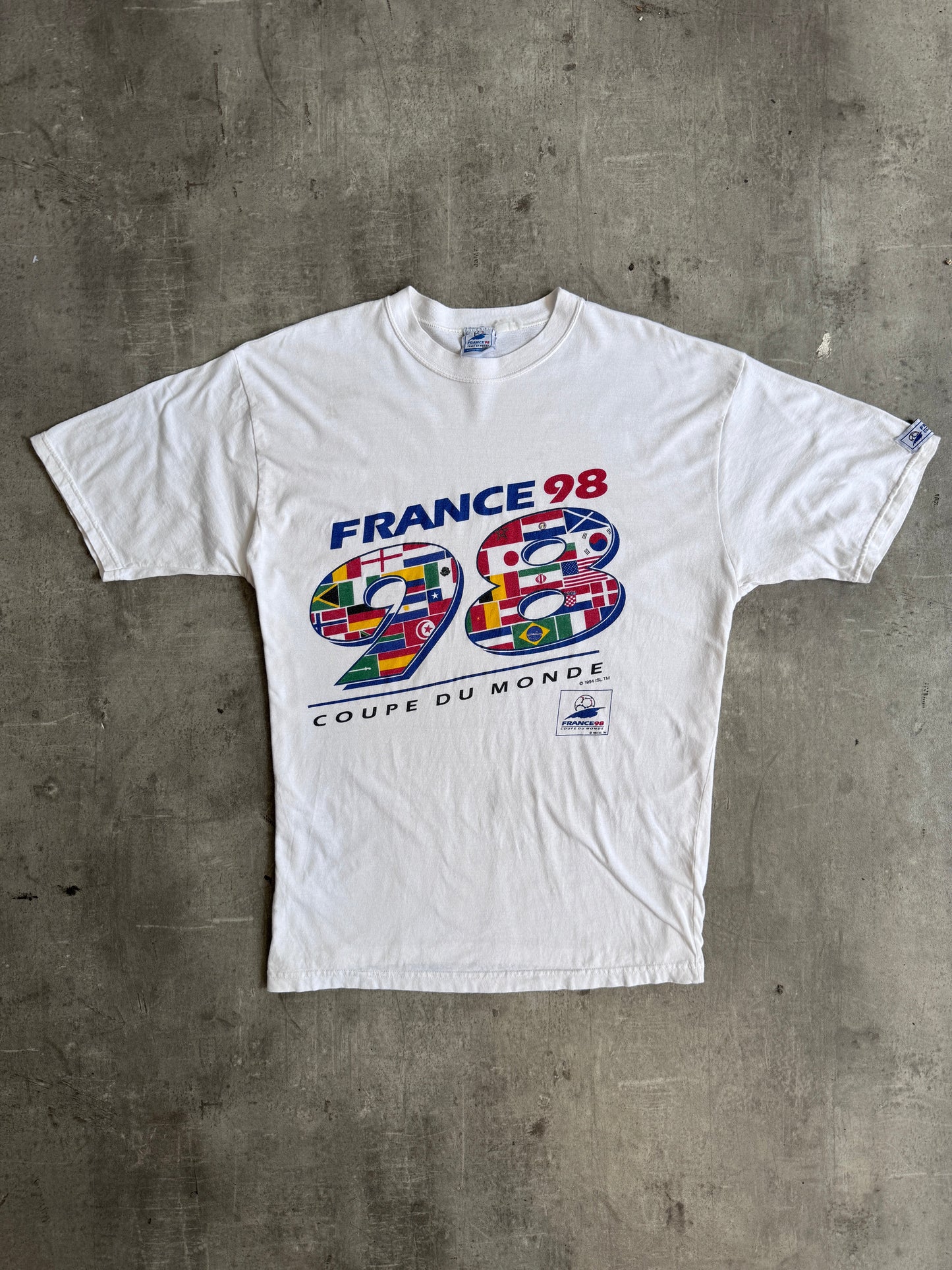 1994 France 98 World Cup Graphic Tee | Extra Large, Multicoloured