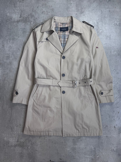Burberry Embroidered Emblem Trench Coat
