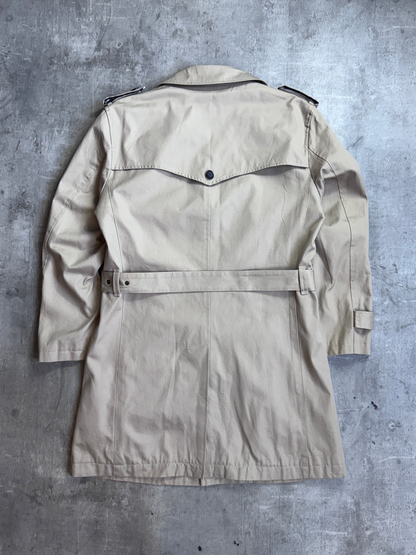 Burberry Embroidered Emblem Trench Coat