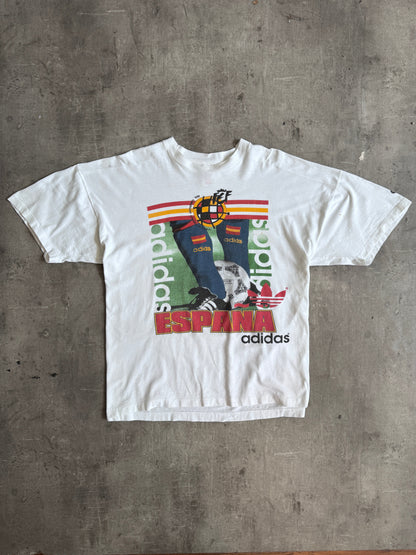 Spain x Adidas Spanish FA Graphic Tee | Extra Large, Multicoloured