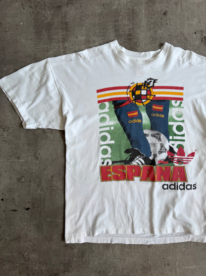Spain x Adidas Spanish FA Graphic Tee | Extra Large, Multicoloured