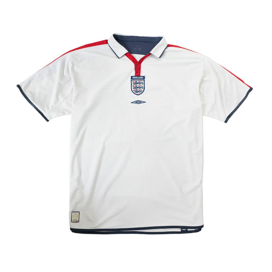 2003/05 England x Umbro Home Football Shirt