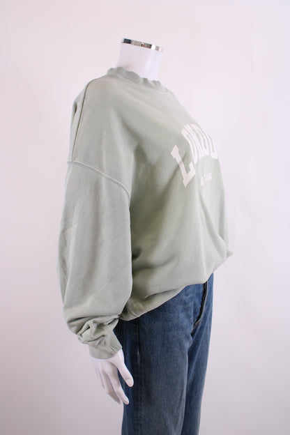 Anine Bing Logo Sweatshirt Mint M | O/S, Mint