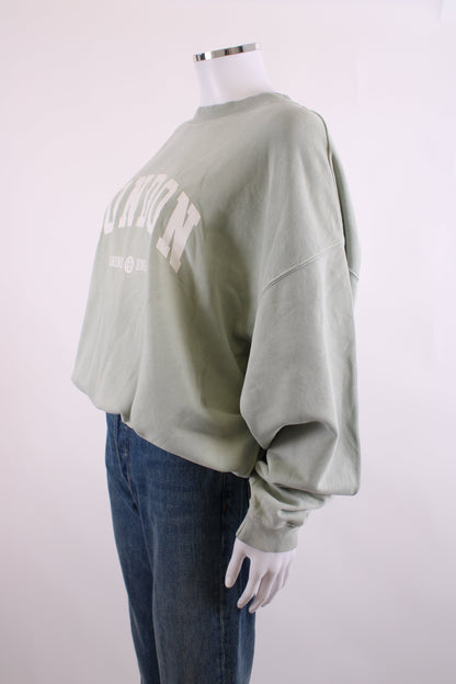 Anine Bing Logo Sweatshirt Mint M | O/S, Mint