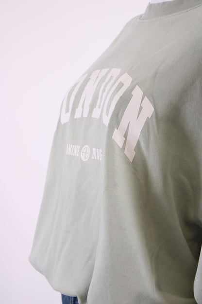 Anine Bing Logo Sweatshirt Mint M | O/S, Mint