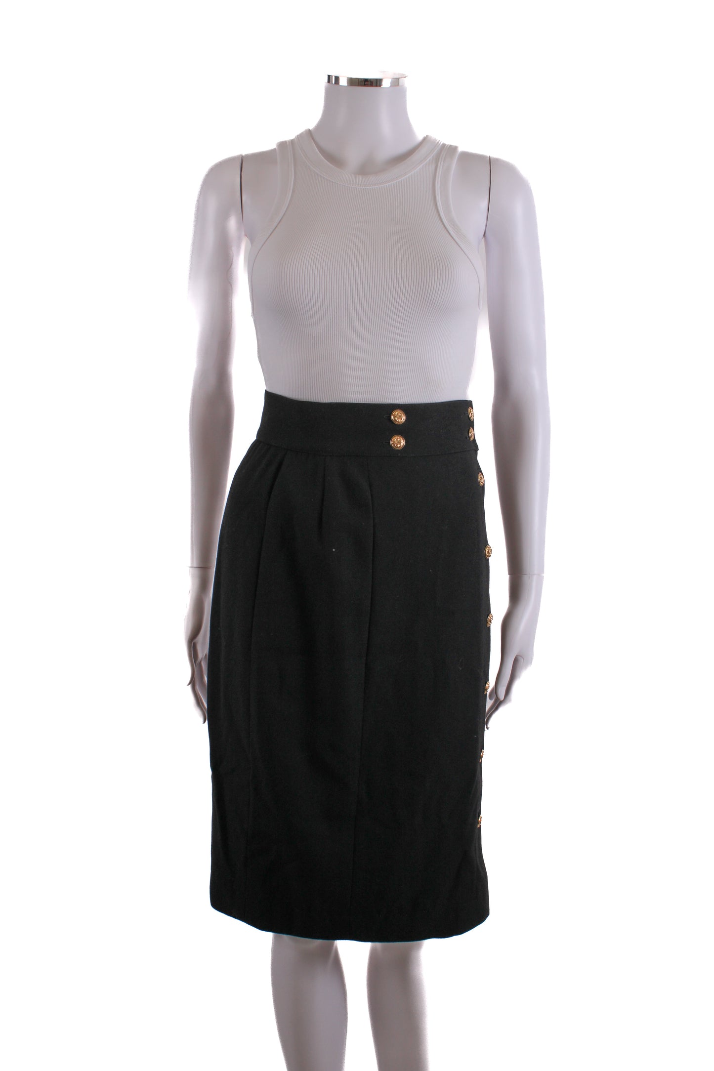 Chanel Pencil Skirt Black 8 | O/S, Black