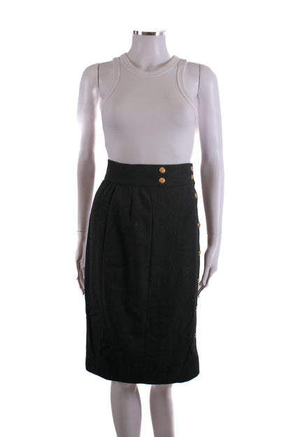 Chanel Pencil Skirt Black 8 | O/S, Black
