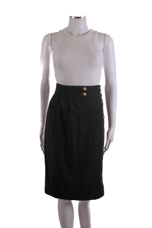 Chanel Pencil Skirt Black 8 | O/S, Black