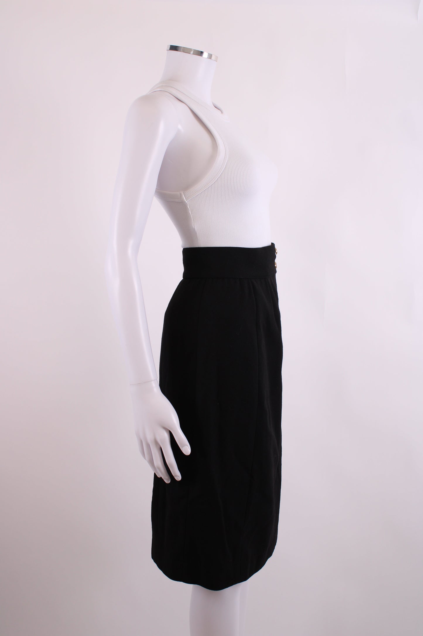 Chanel Pencil Skirt Black 8 | O/S, Black