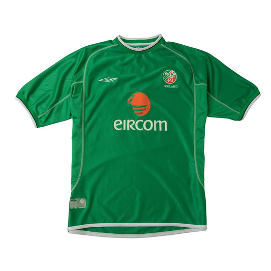 2002 Ireland x Umbro 'McLaughlin 50' Home Shirt