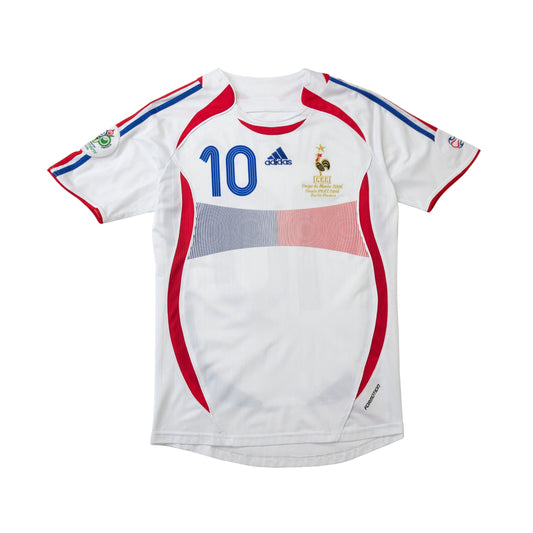 2006 France x Adidas 'Zidane 10' World Cup Football Shirt