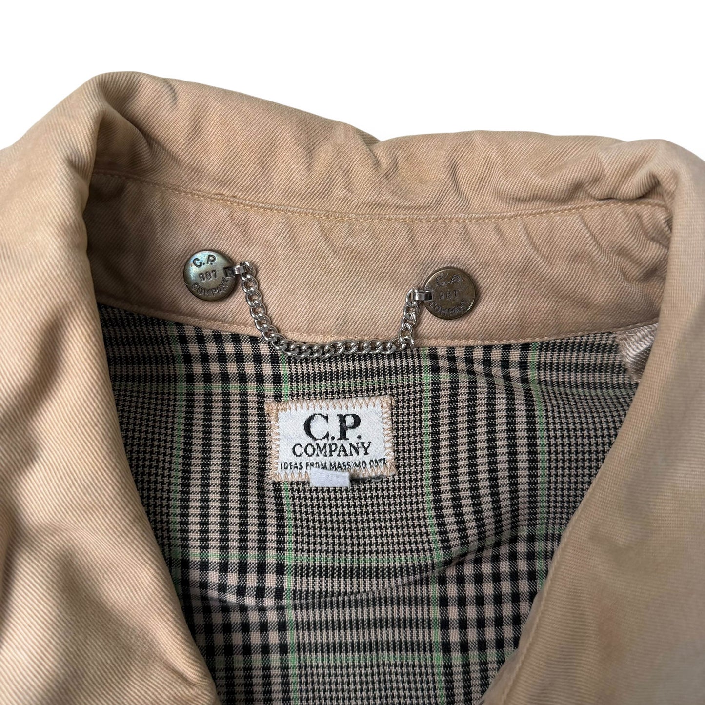 Vintage CP Company Heavy Trench Coat (M)