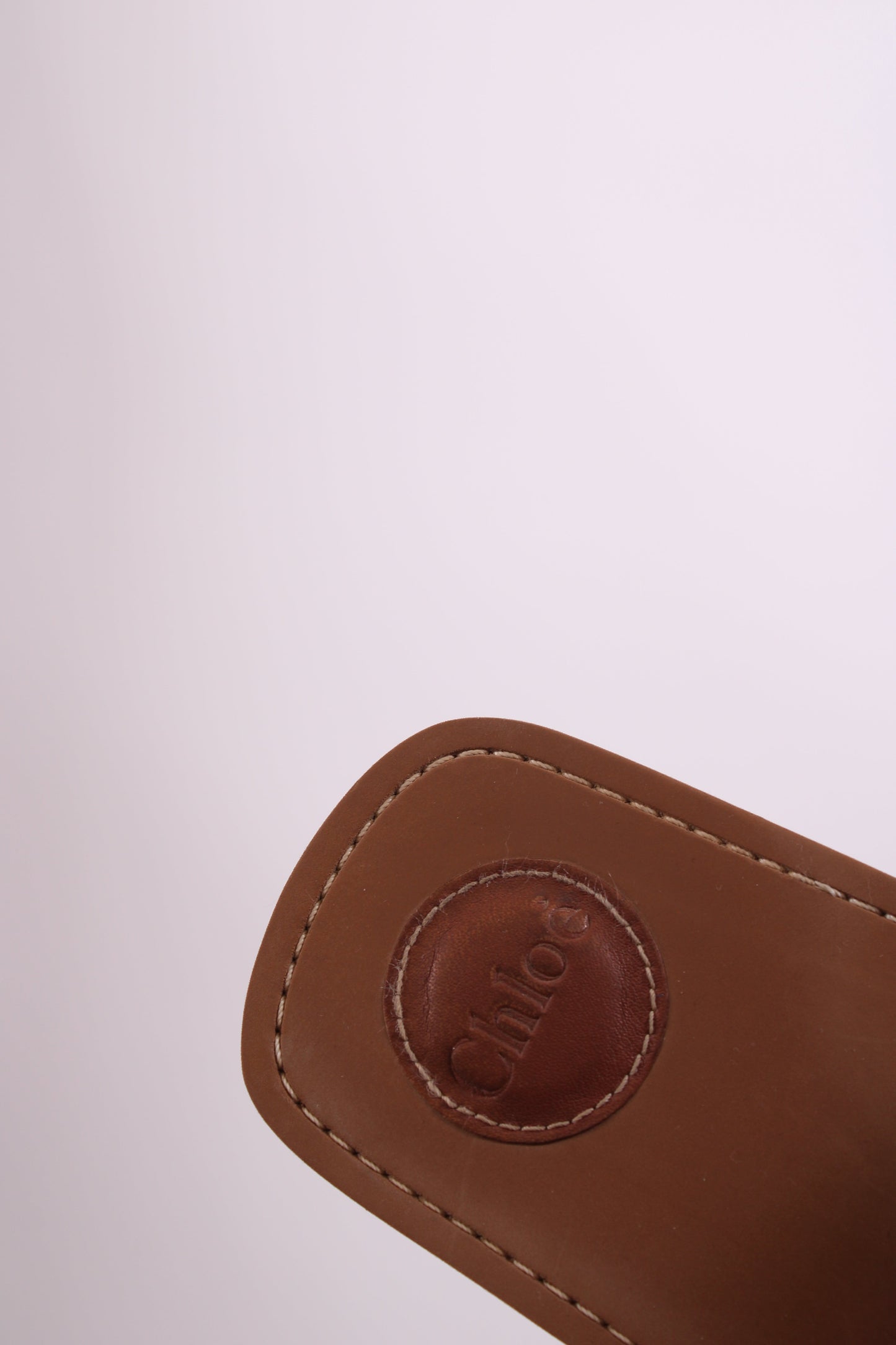 Chloe Woody Logo Mule Sandals Black 39 | O/S, Black