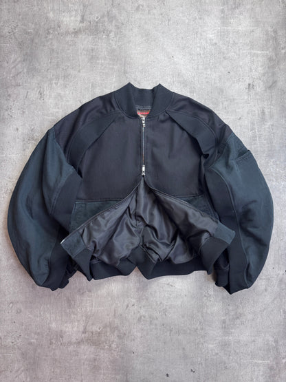 VT Rework: Prada Ribbed Trim Cropped Bomber Blouson