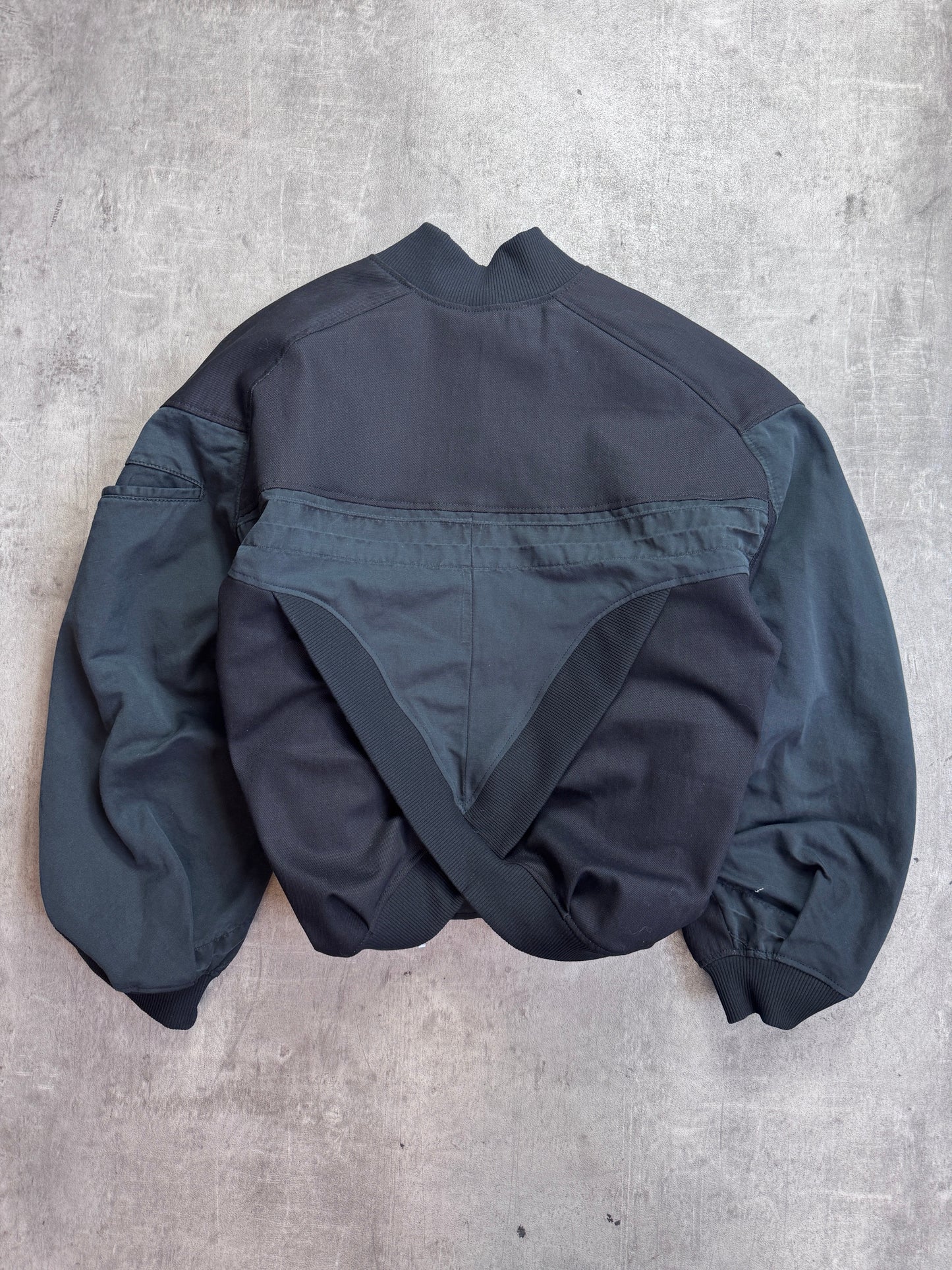 VT Rework: Prada Ribbed Trim Cropped Bomber Blouson