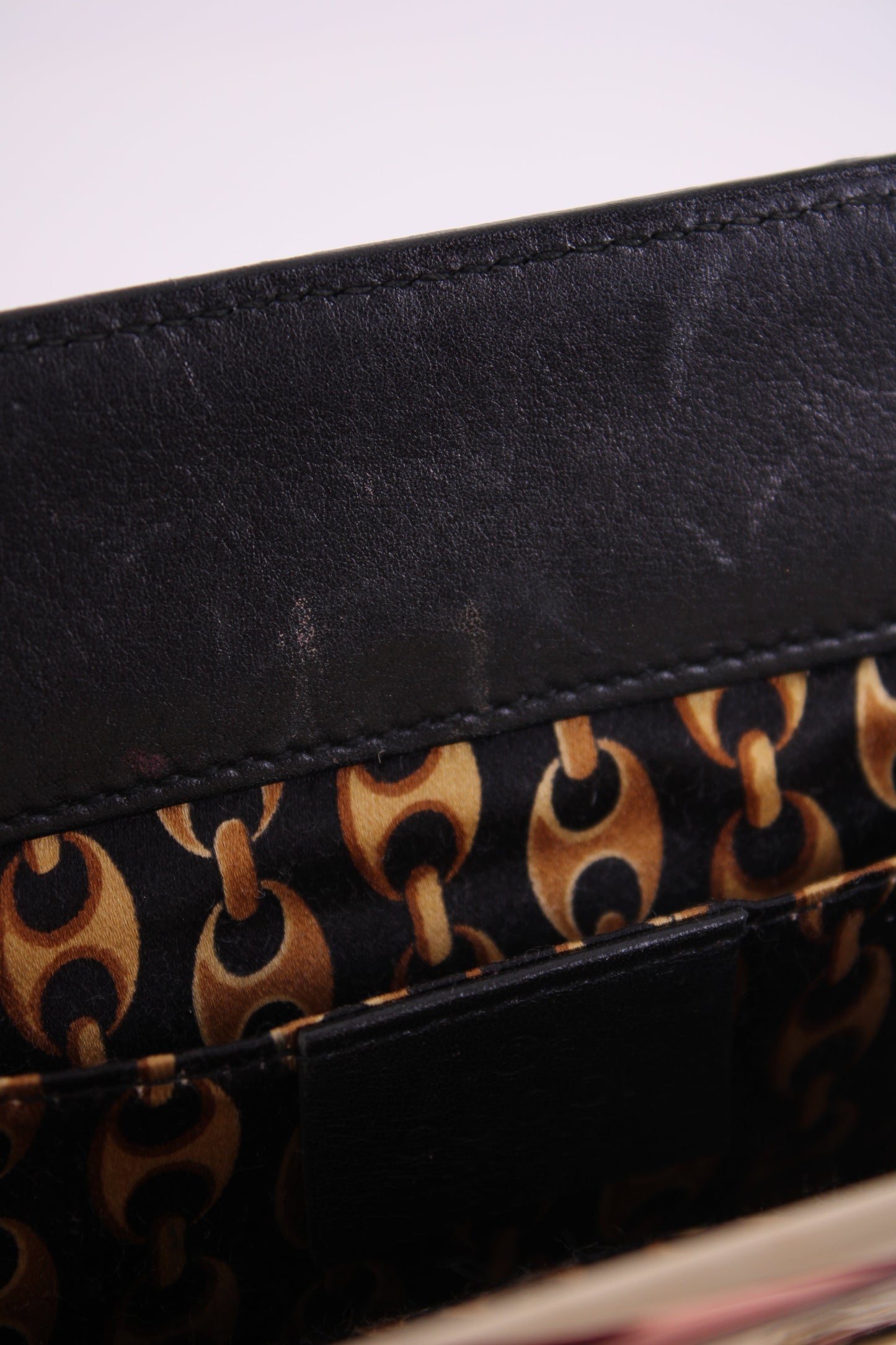 Gucci GG Snakeskin Britt Clutch Black | Default Title, Black