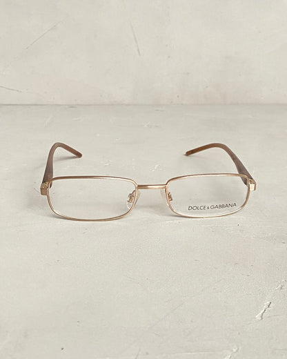 DOLCE AND GABBANA D&G 90'S BAYONETTA GLASSES | O/S, Bronze