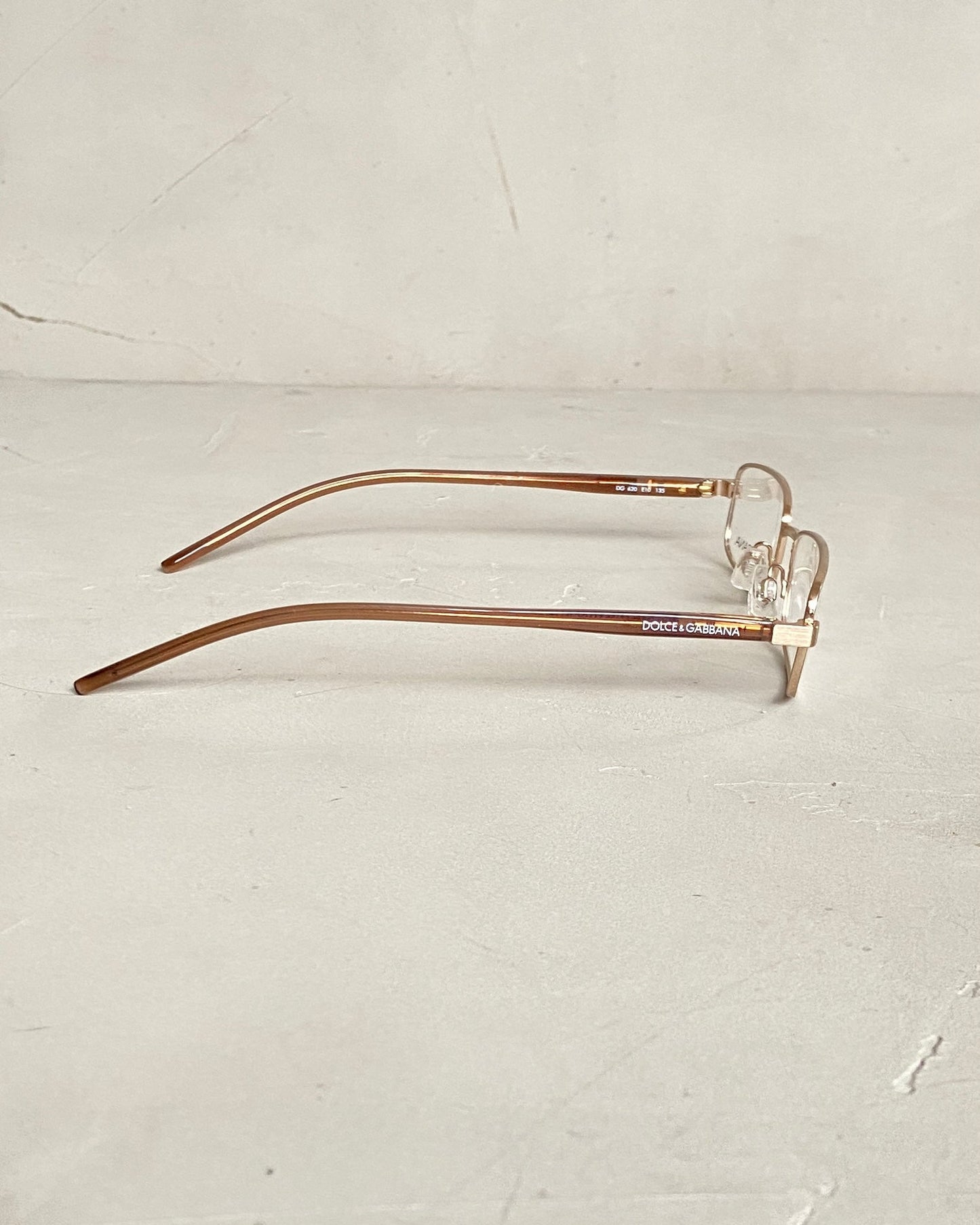 DOLCE AND GABBANA D&G 90'S BAYONETTA GLASSES | O/S, Bronze