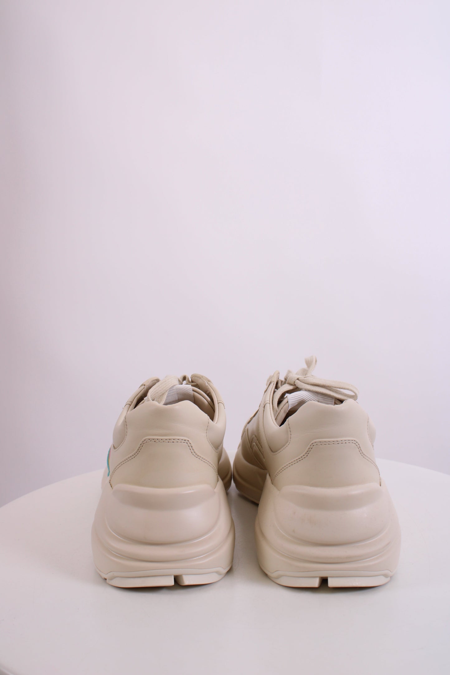 Gucci Rhyton Heart Trainers Off White/ Multi Coloured 37 | O/S, Red