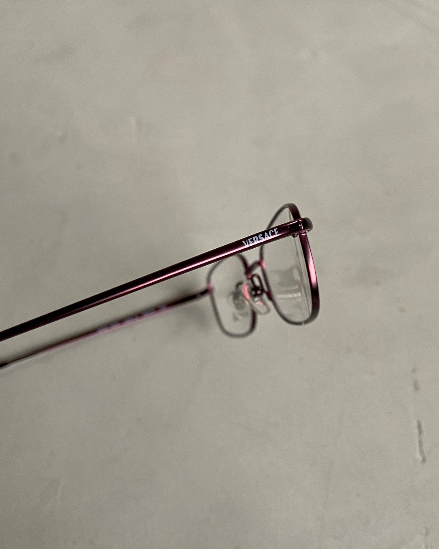VERSACE 90'S BAYONETTA GLASSES | O/S, Burgundy
