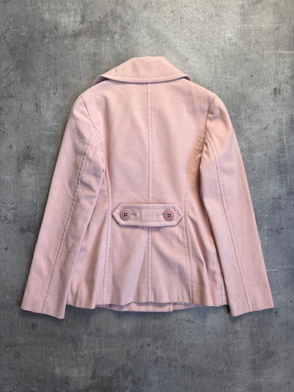 Burberry Baby Pink Wool Peacoat