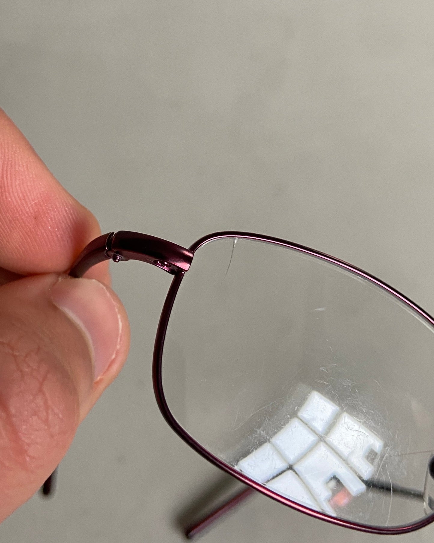 VERSACE 90'S BAYONETTA GLASSES | O/S, Burgundy