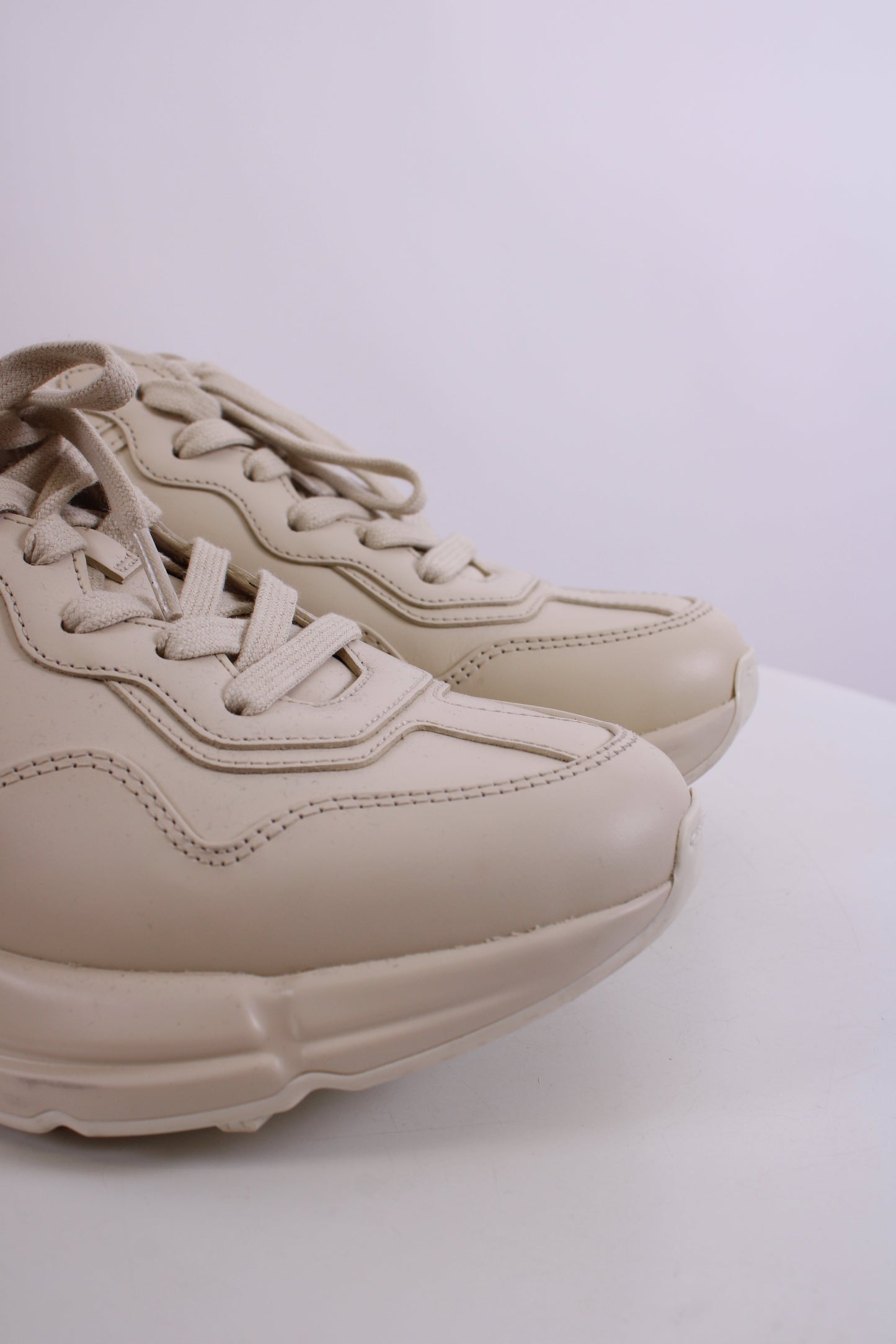 Gucci Rhyton Heart Trainers Off White/ Multi Coloured 37 | O/S, Red